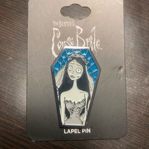 NWT Tim Burton’s Corpse Bride Emily Coffin Enamel Pin NEW